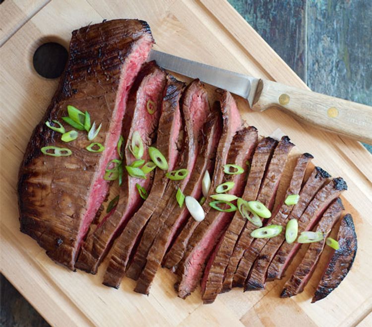 Tender Asian-Marinated Flank Steak