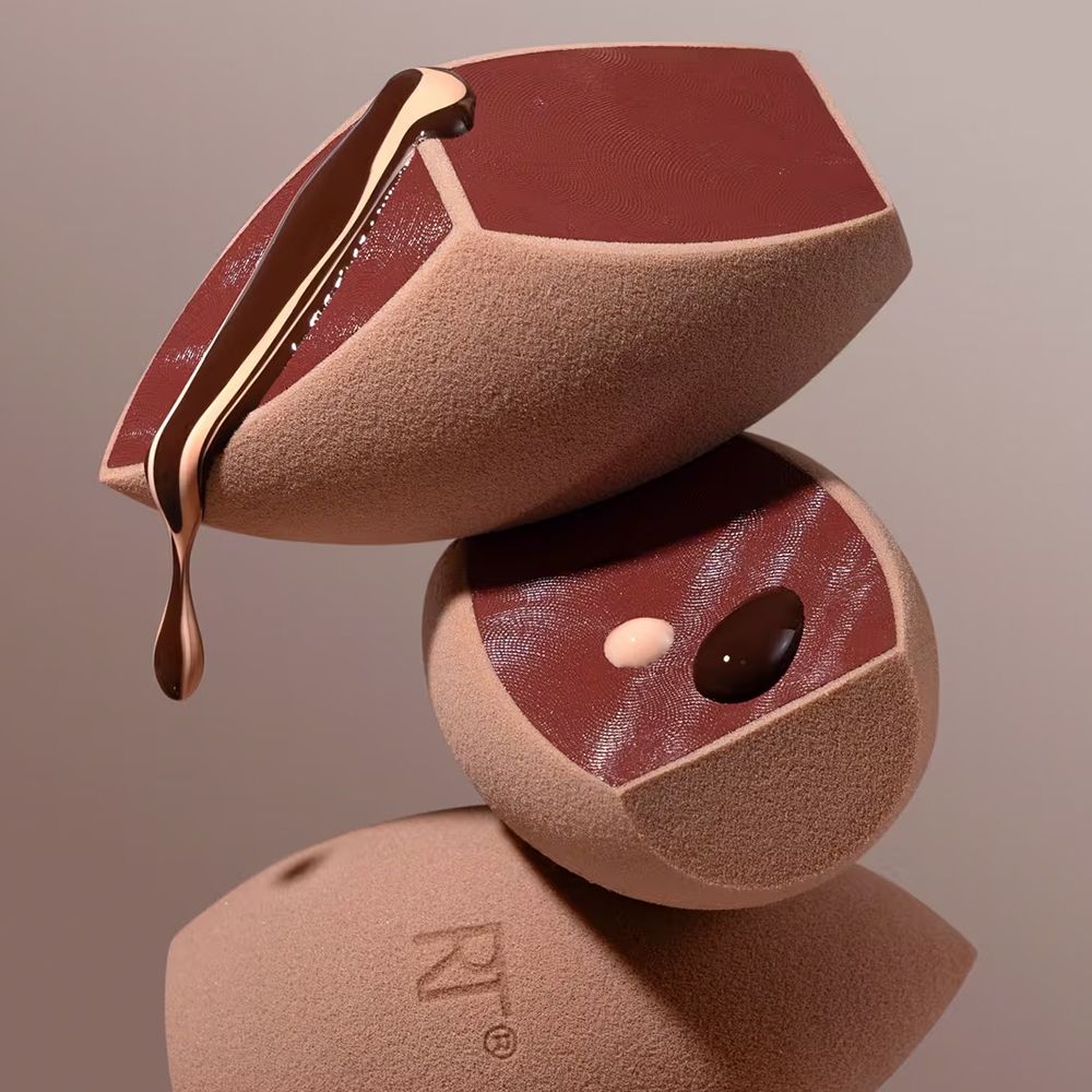 A Nonporous Makeup Sponge