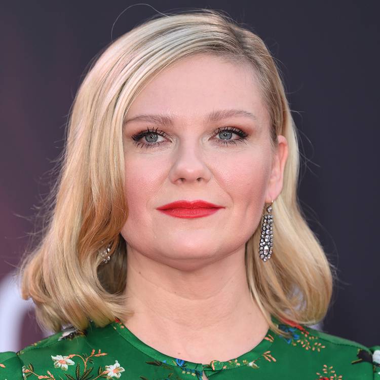 kirsten dunst round faces haircut