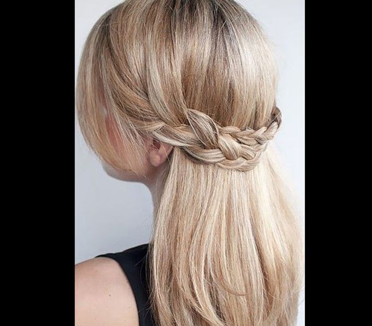 A Half Braided Crown