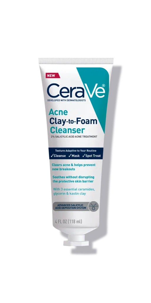 CeraVe Acne Clay To Foam Cleanser