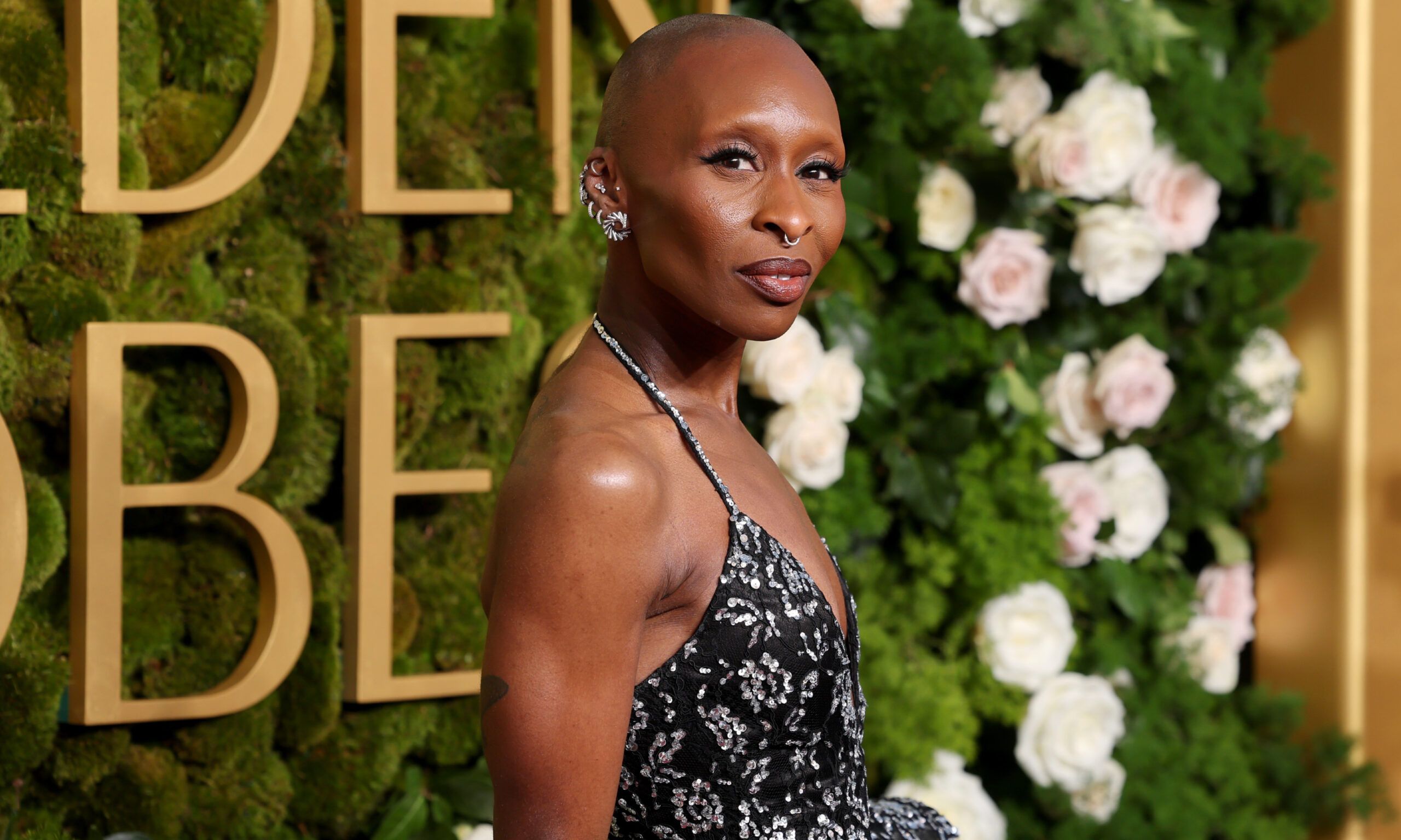 Cynthia Erivo Golden Globes nails