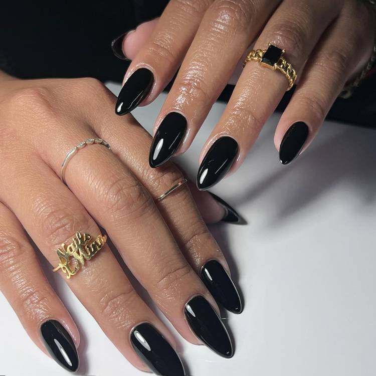 Solid black