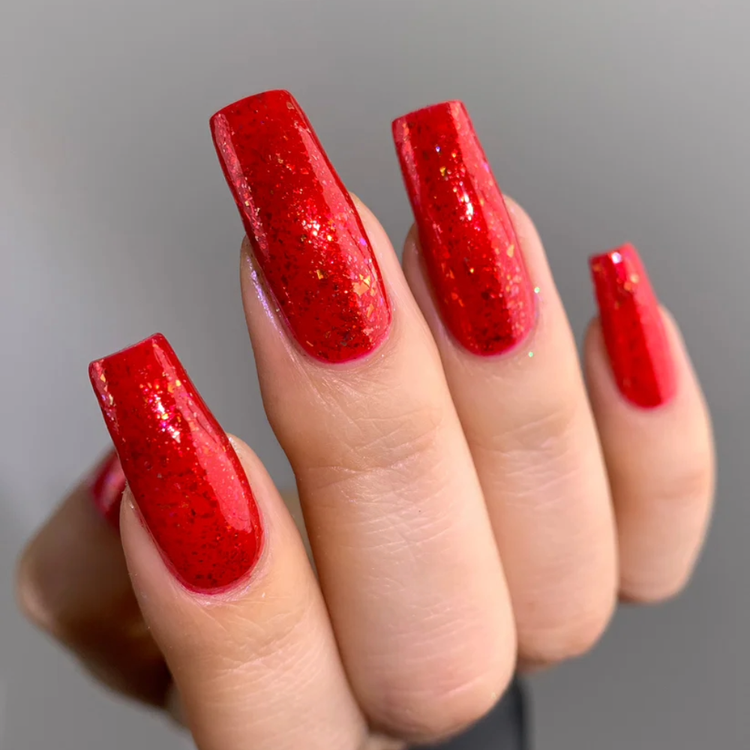 glitter nails