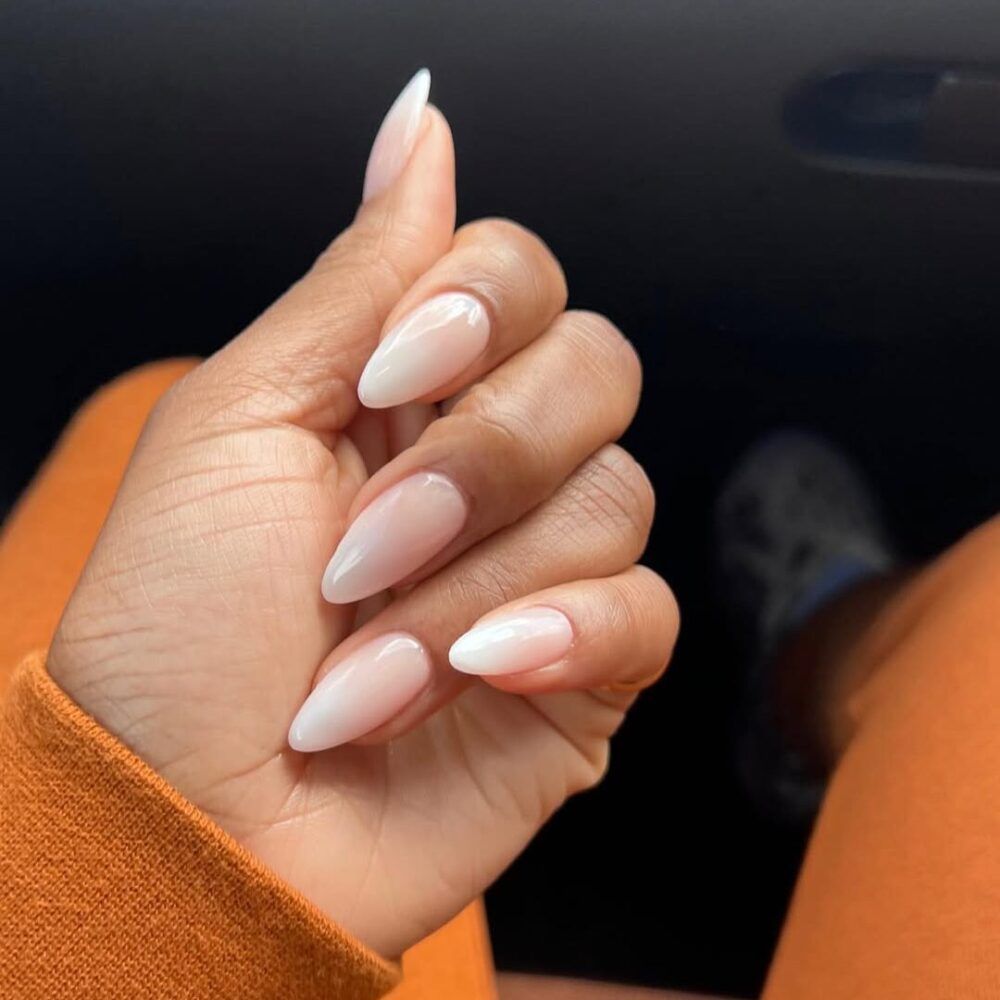 Almond Ice Cream Nails
