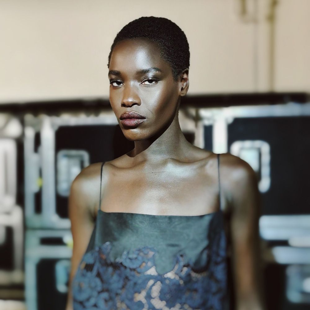 pat mcgrath for khaite nyfw