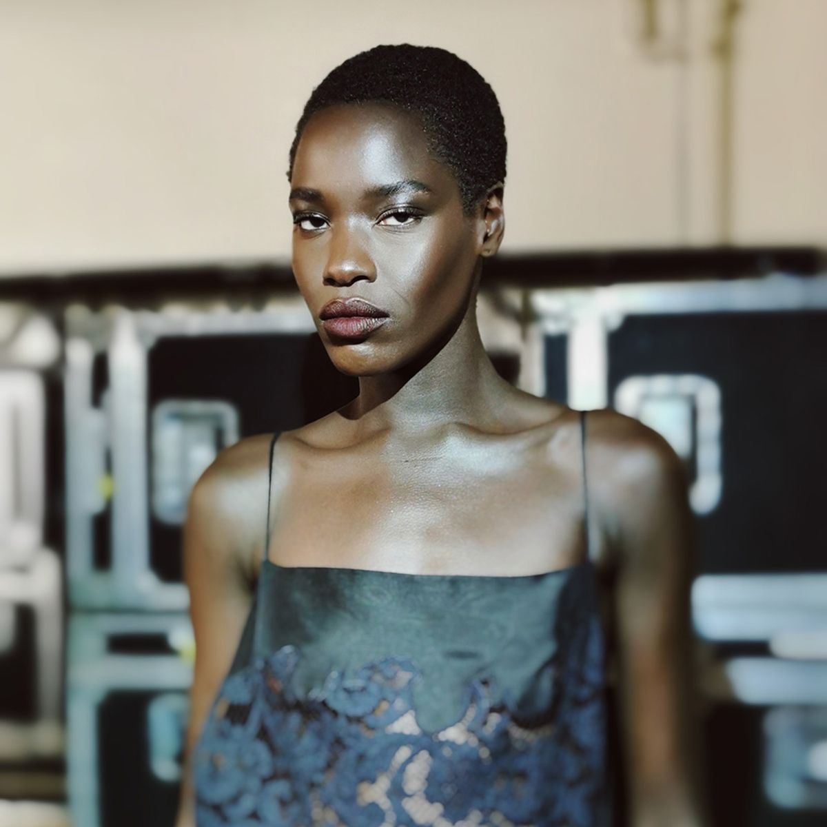 pat mcgrath for khaite nyfw