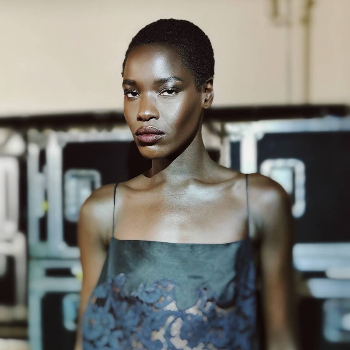 pat mcgrath for khaite nyfw