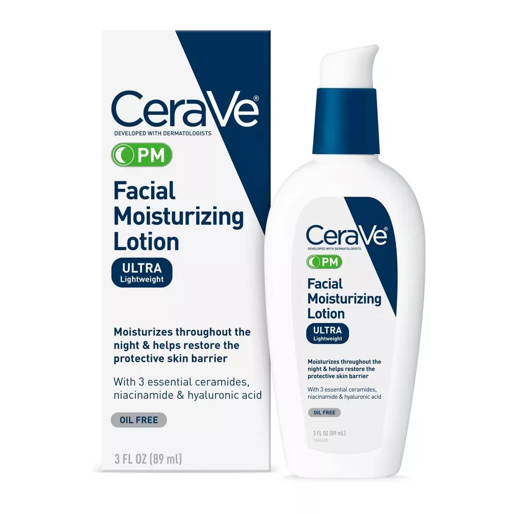 CeraVe PM Facial Moisturizing Lotion ($19)