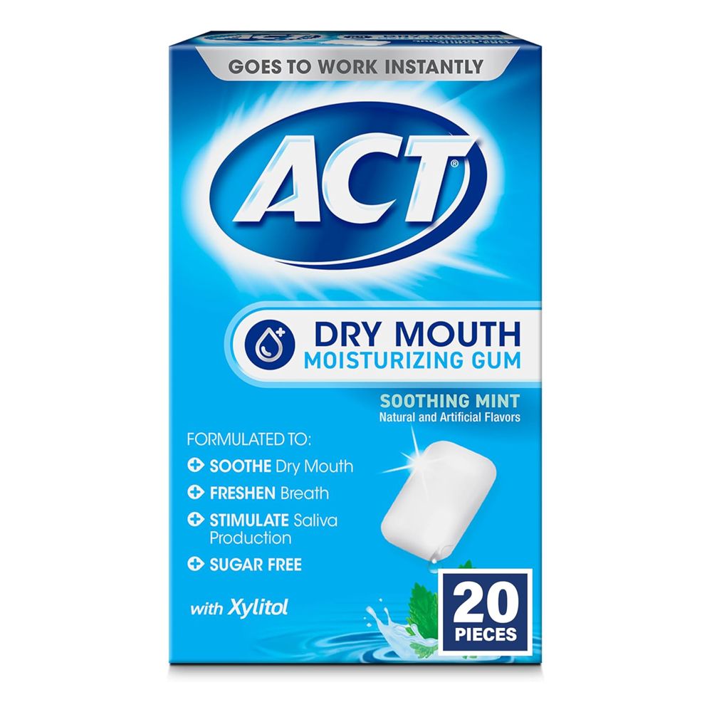 ACT Dry Mouth Moisturizing Gum