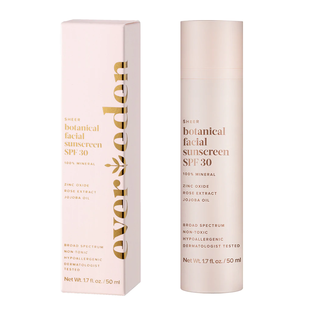 Evereden Sheer Botanical Facial Sunscreen SPF 30