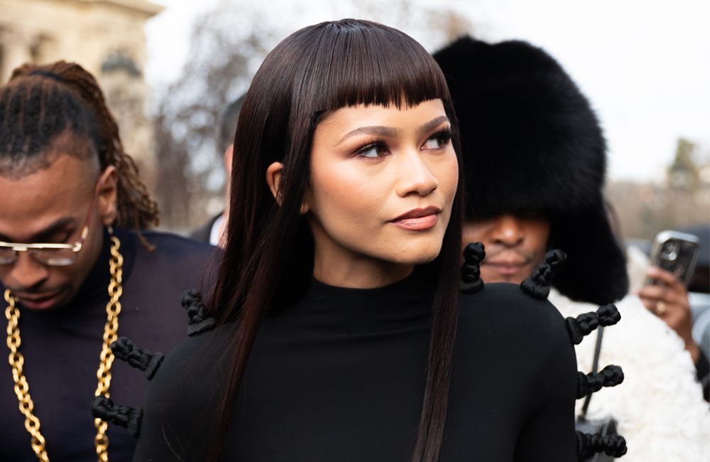 Zendaya Looks So Different With Her New Micro Bangs