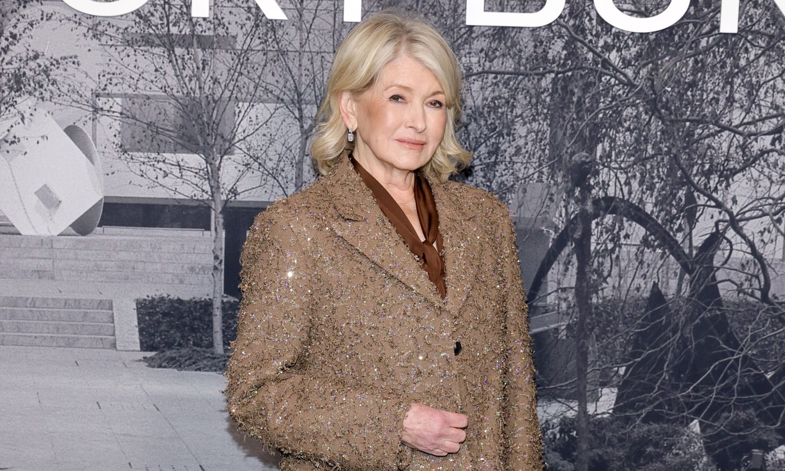 Martha Stewart attends Tory Burch Fall/Winter 2025 during New York Fashion Week at MOMA on February 10, 2025 in New York City.