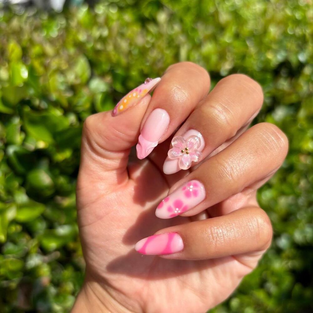 Pink ombré