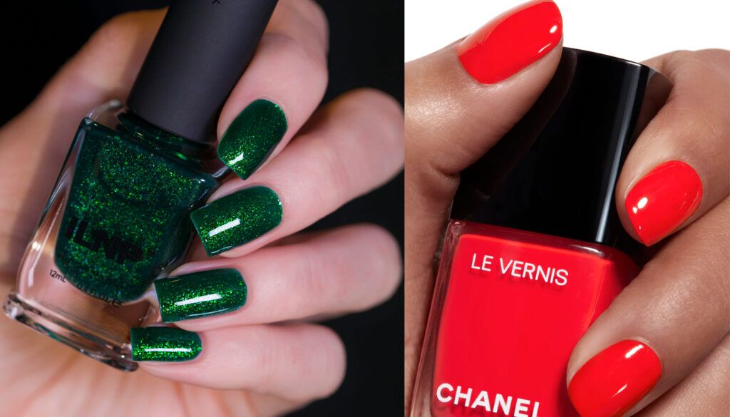 Christmas nail colors