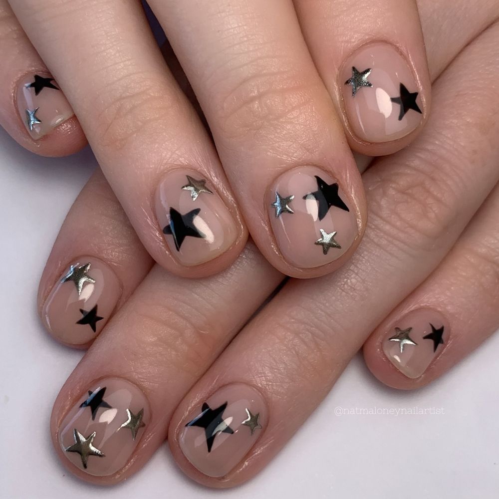 Black and Silver Stars