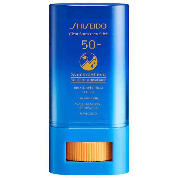 Shiseido Clear Sunscreen Stick SPF 50+ ($32)