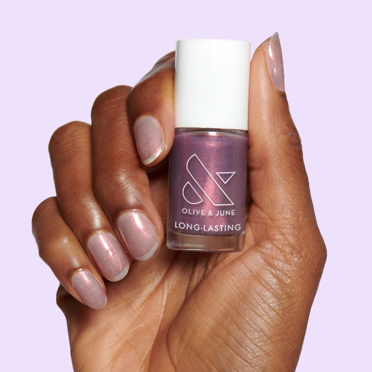 olive and june nail polish in mermaid hair