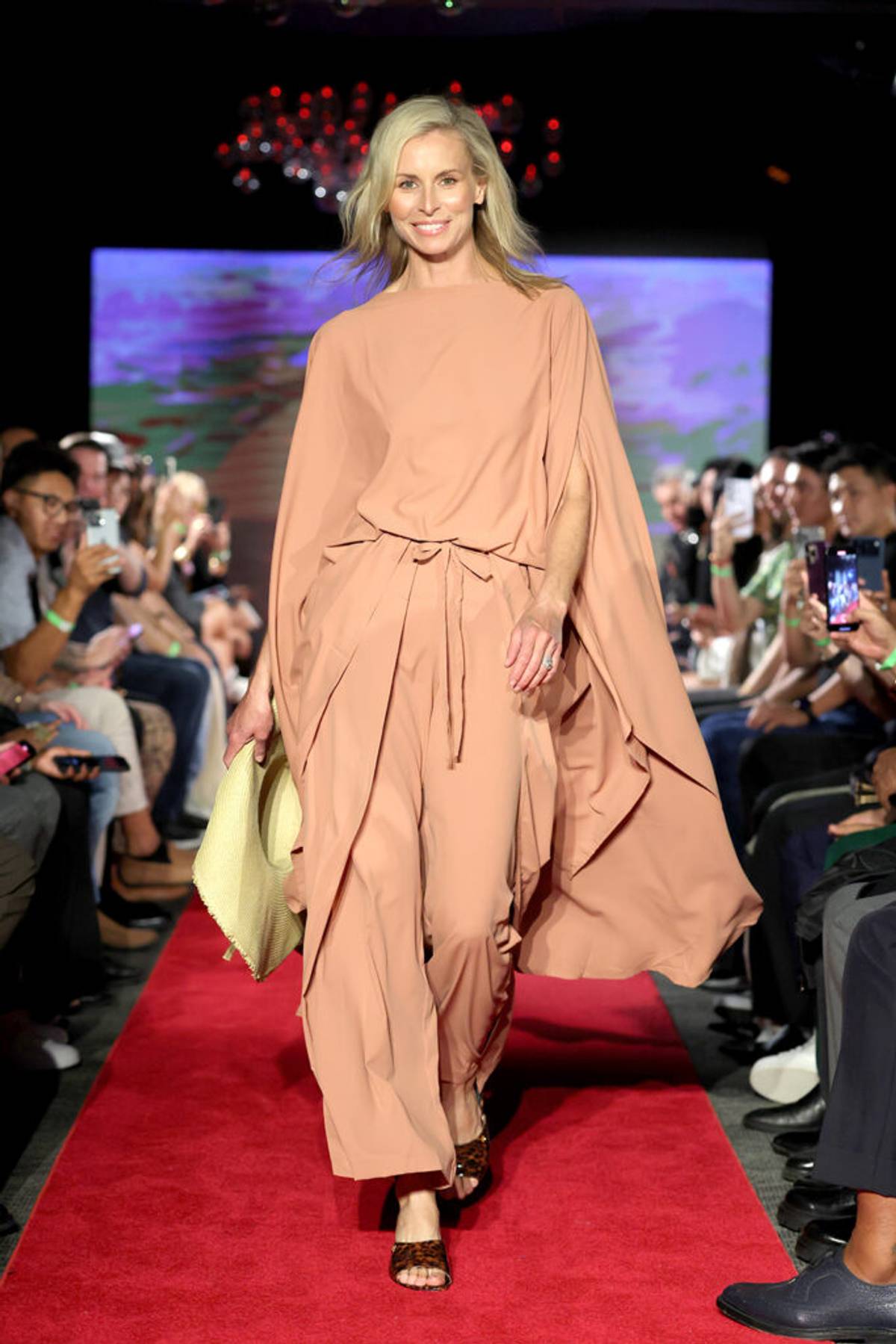 Niki Taylor walks the runway at the Coolibar Mott50 Edition Sun Safe Soirée Fashion Presentation on September 18, 2025 in New York City.