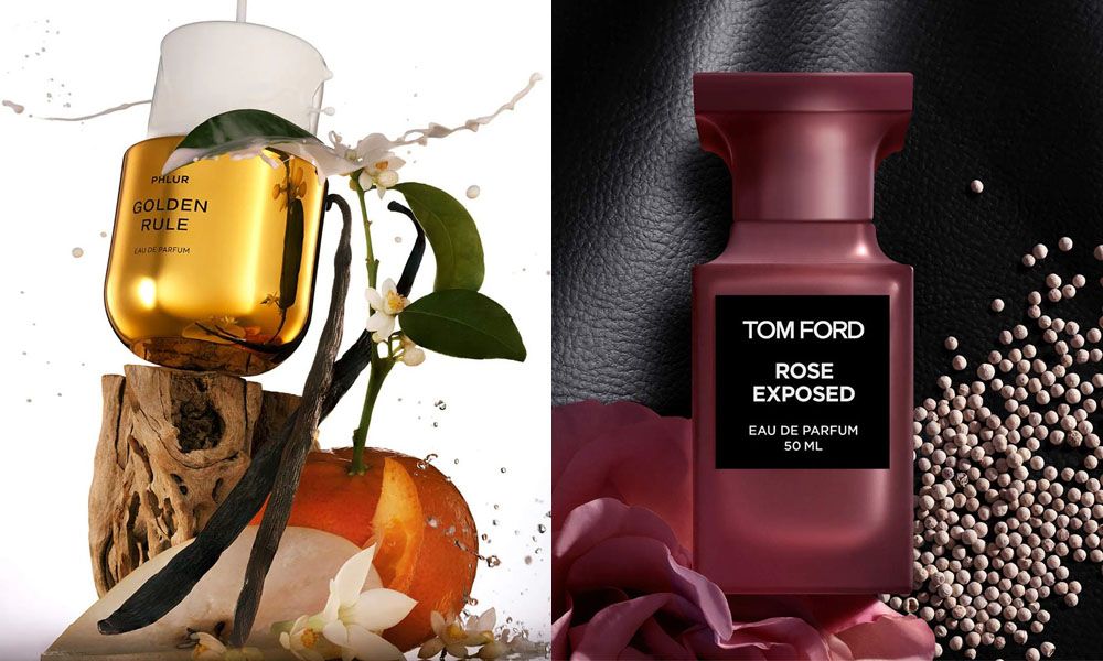 new PHLUR and Tom Ford fragrances