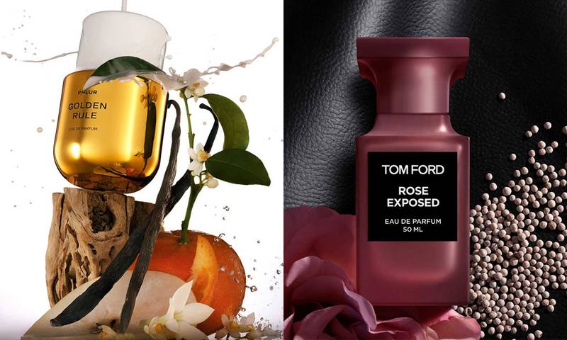 new PHLUR and Tom Ford fragrances