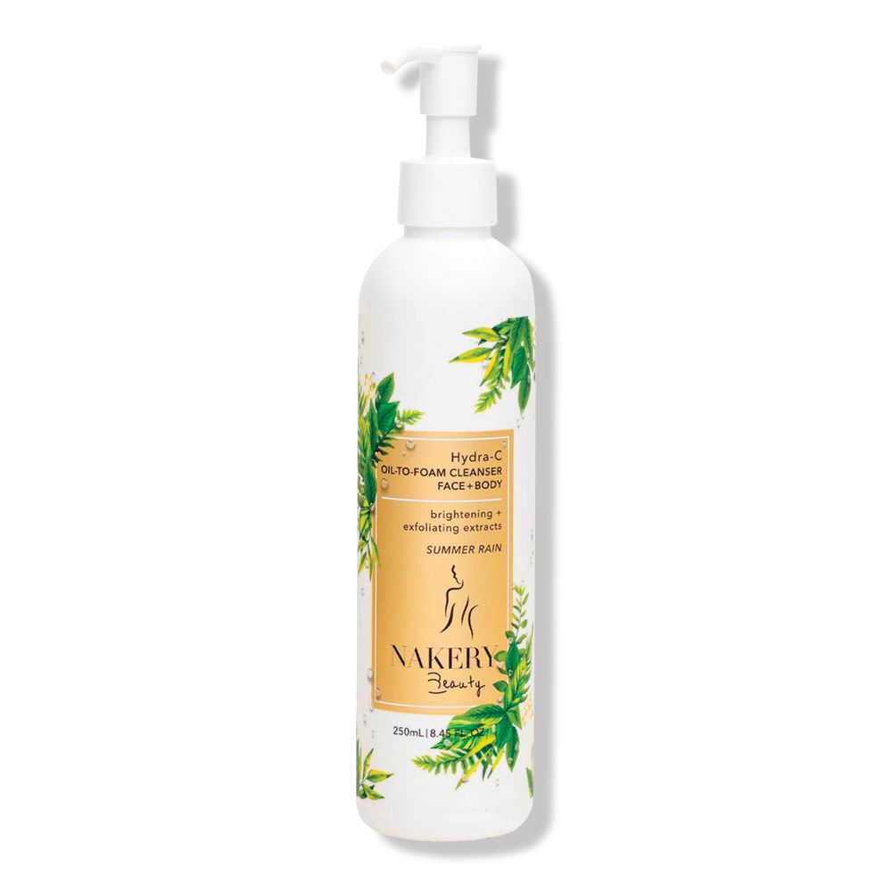 nakery beauty summer rain hydra-c oil-to-foam cleanser