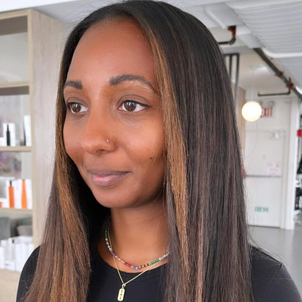 Face-framing balayage