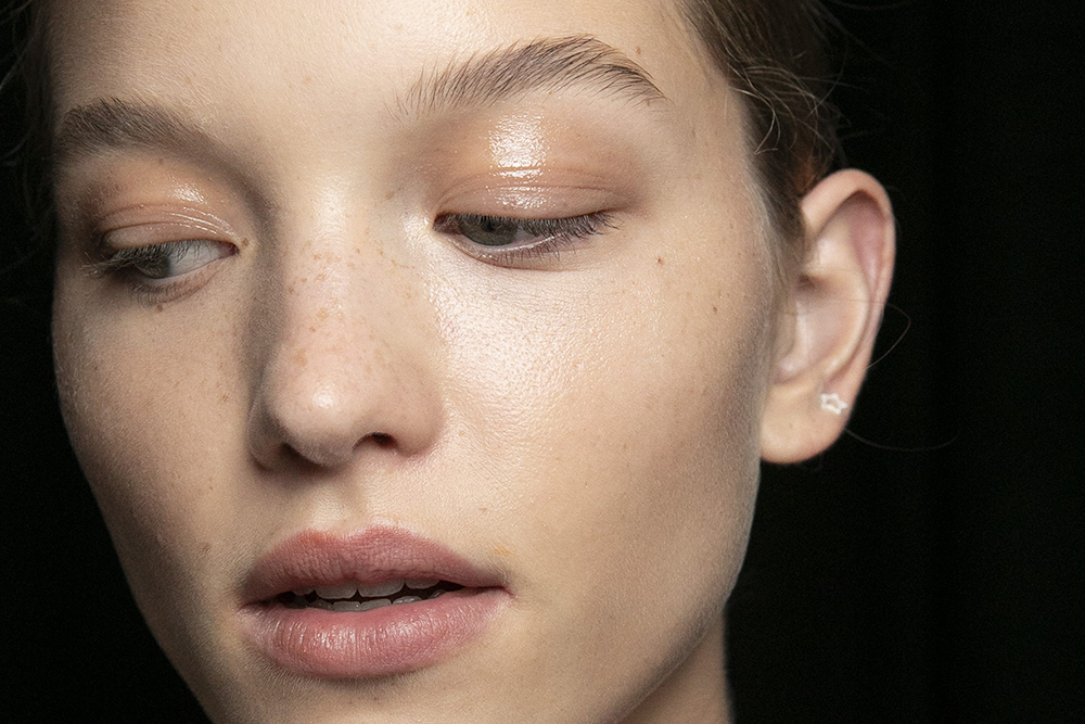 woman's face looking to the side