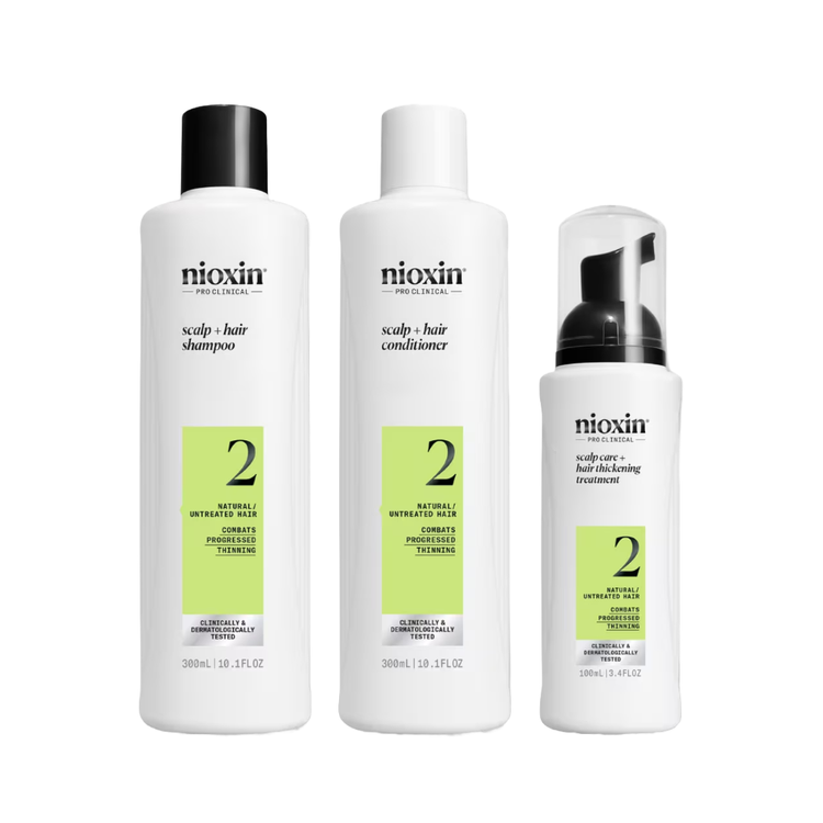 Nioxin's Scalp + Hair Thickening System ($55)