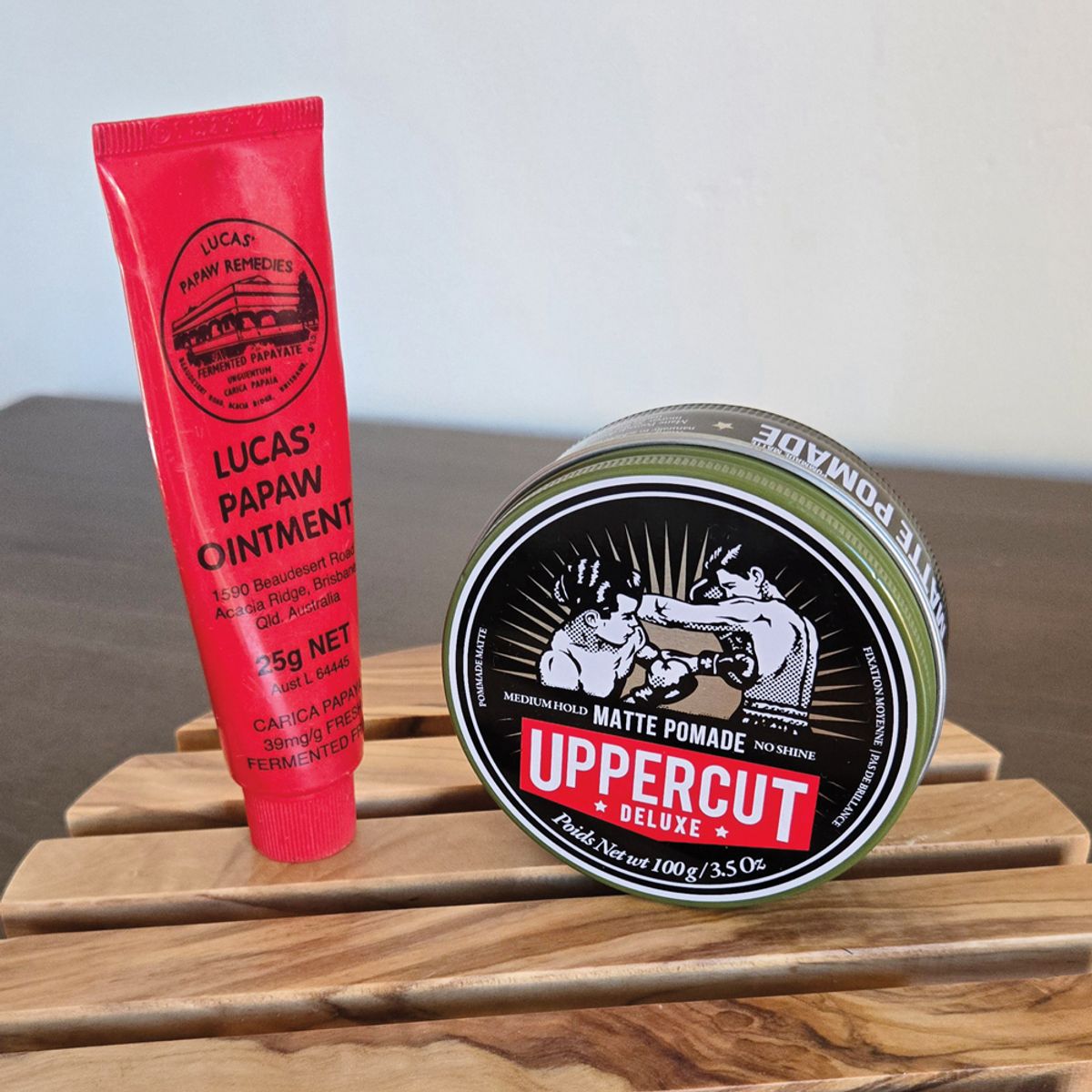 Lucas PawPaw Ointment and Uppercut pomade