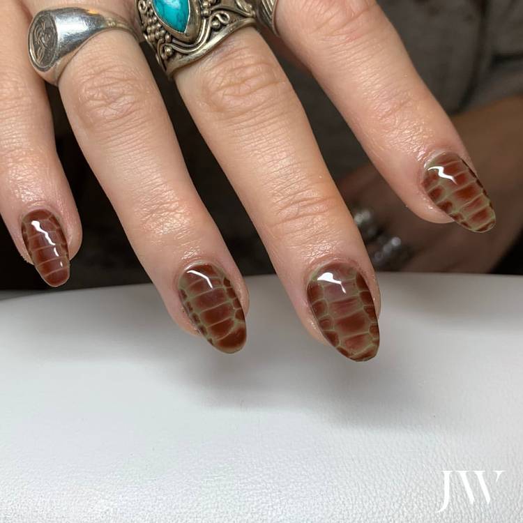 Traditional croc nails