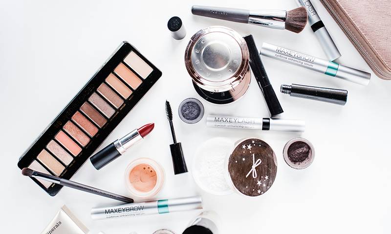 various cosmetics