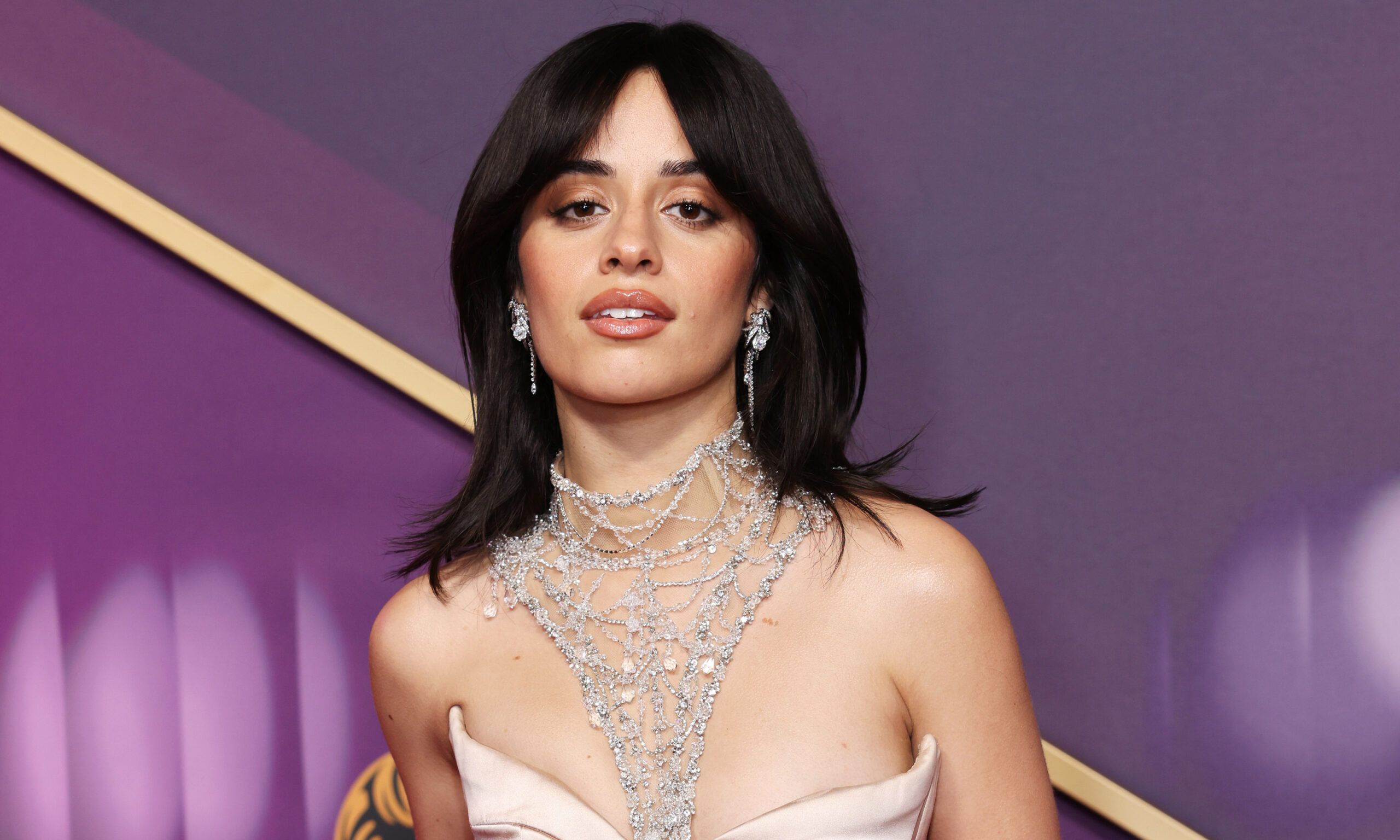 Camila Cabello attends the 2025 EE BAFTA Film Awards at The Royal Festival Hall on February 16, 2025 in London, England.