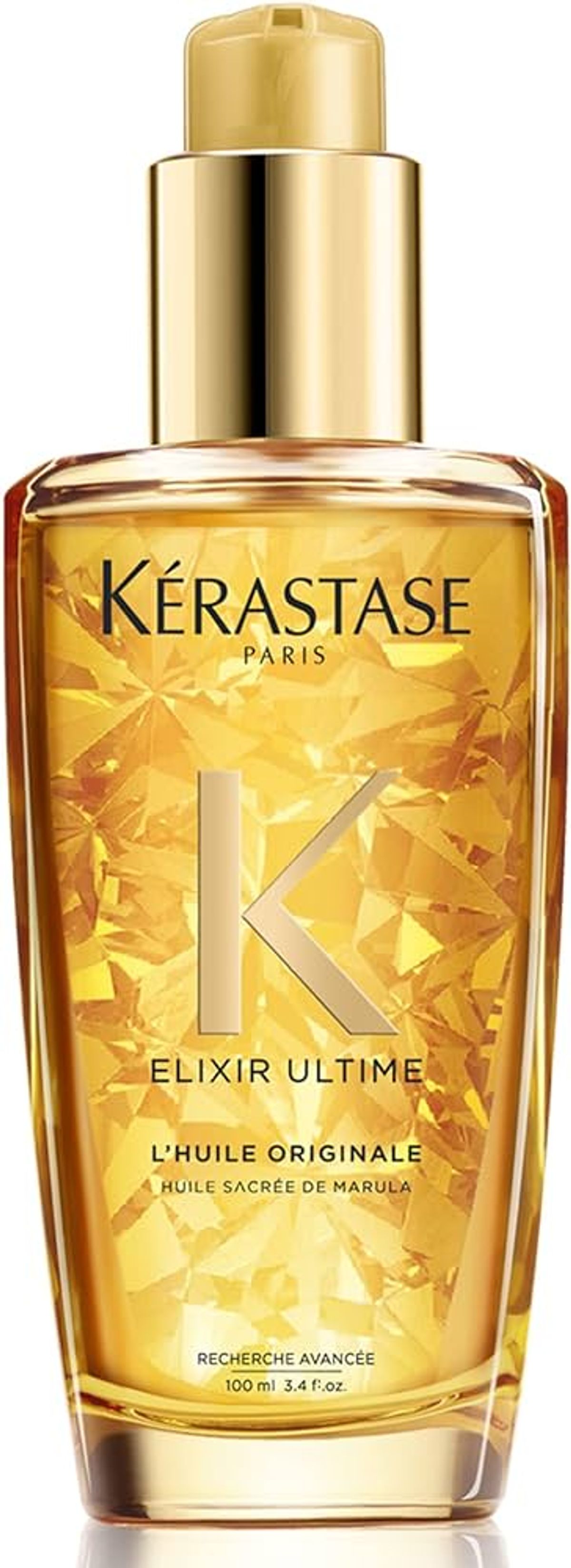 Amazon.com: Kerastase Elixir Ultime L'Huile Original Beautifying Hair Oil  3.4 Ounce, Yellow : Beauty & Personal Care
