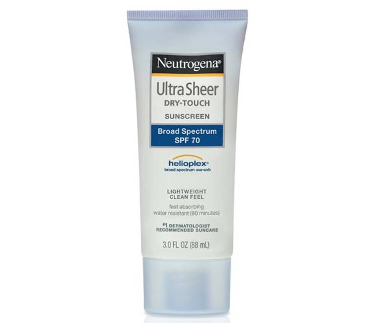 The Best Sunscreen for the Body: Neutrogena Ultra-Sheer Dry-Touch Sunscreen SPF 70