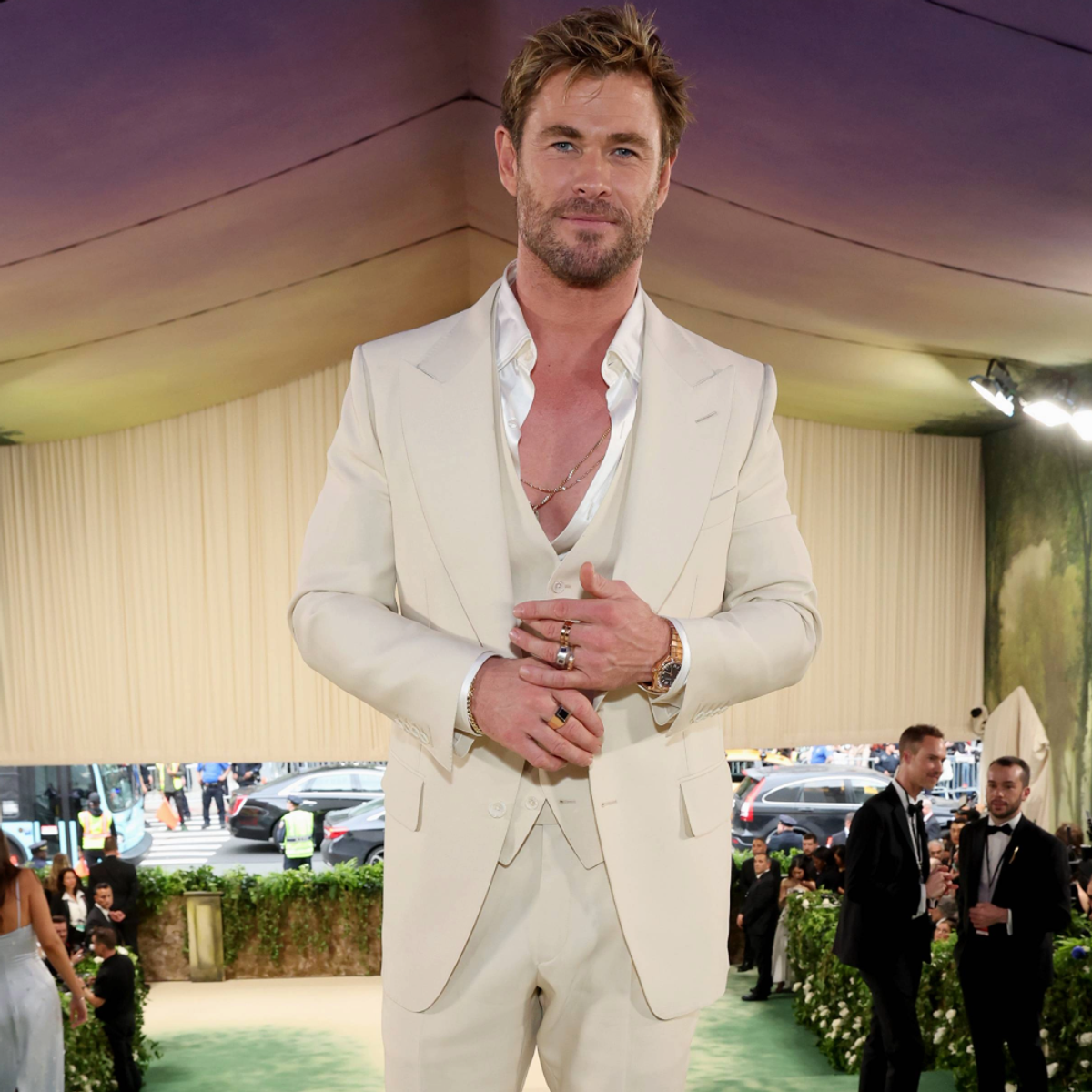 Chris Hemsworth met gala 2024