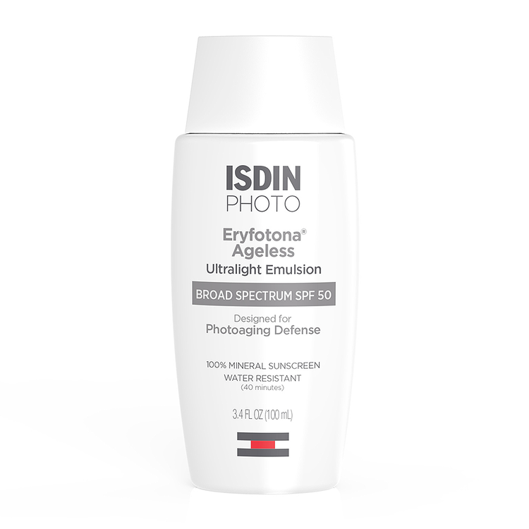ISDIN Eryfotona Ageless Ultralight Emulsion Broad Spectrum SPF 50 ($66)
