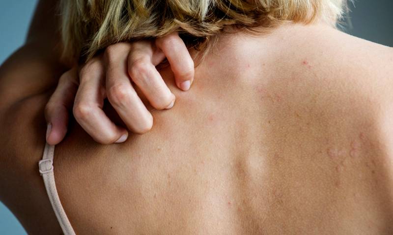 back of woman