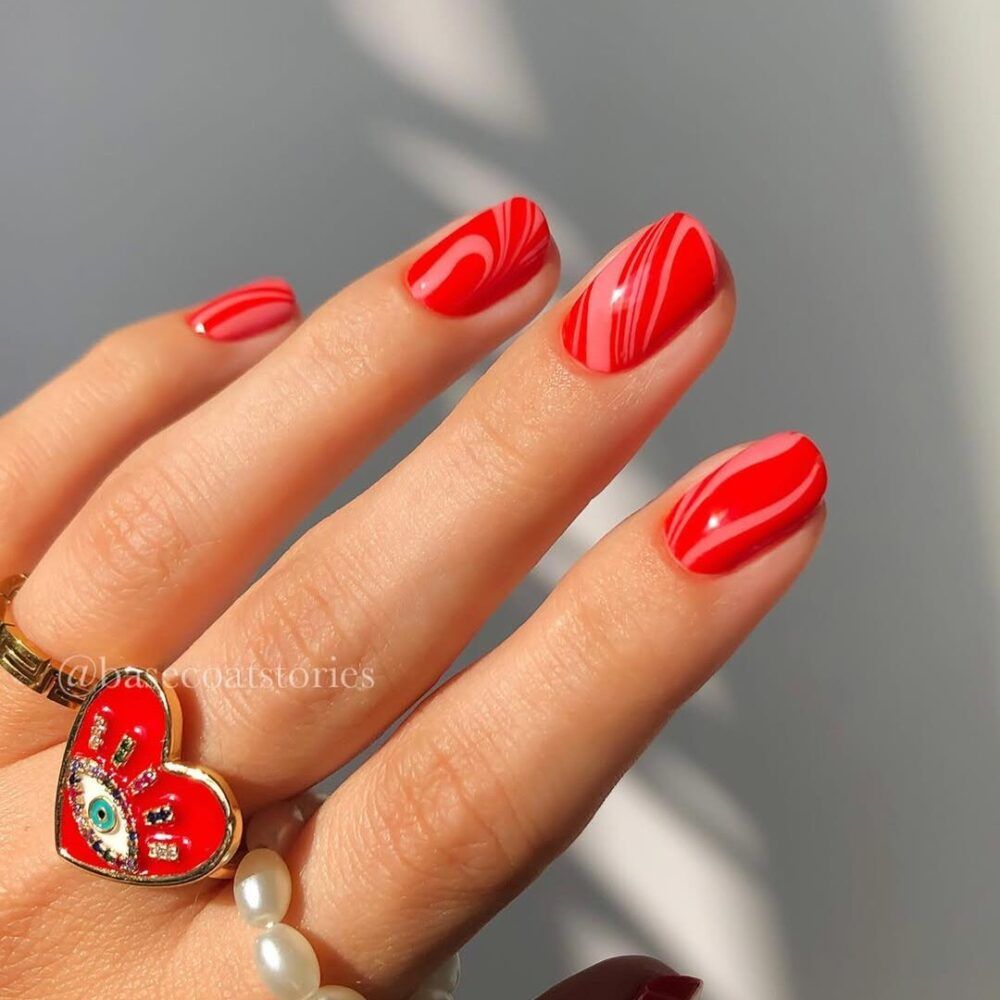 Colorful Candy Cane Swirl