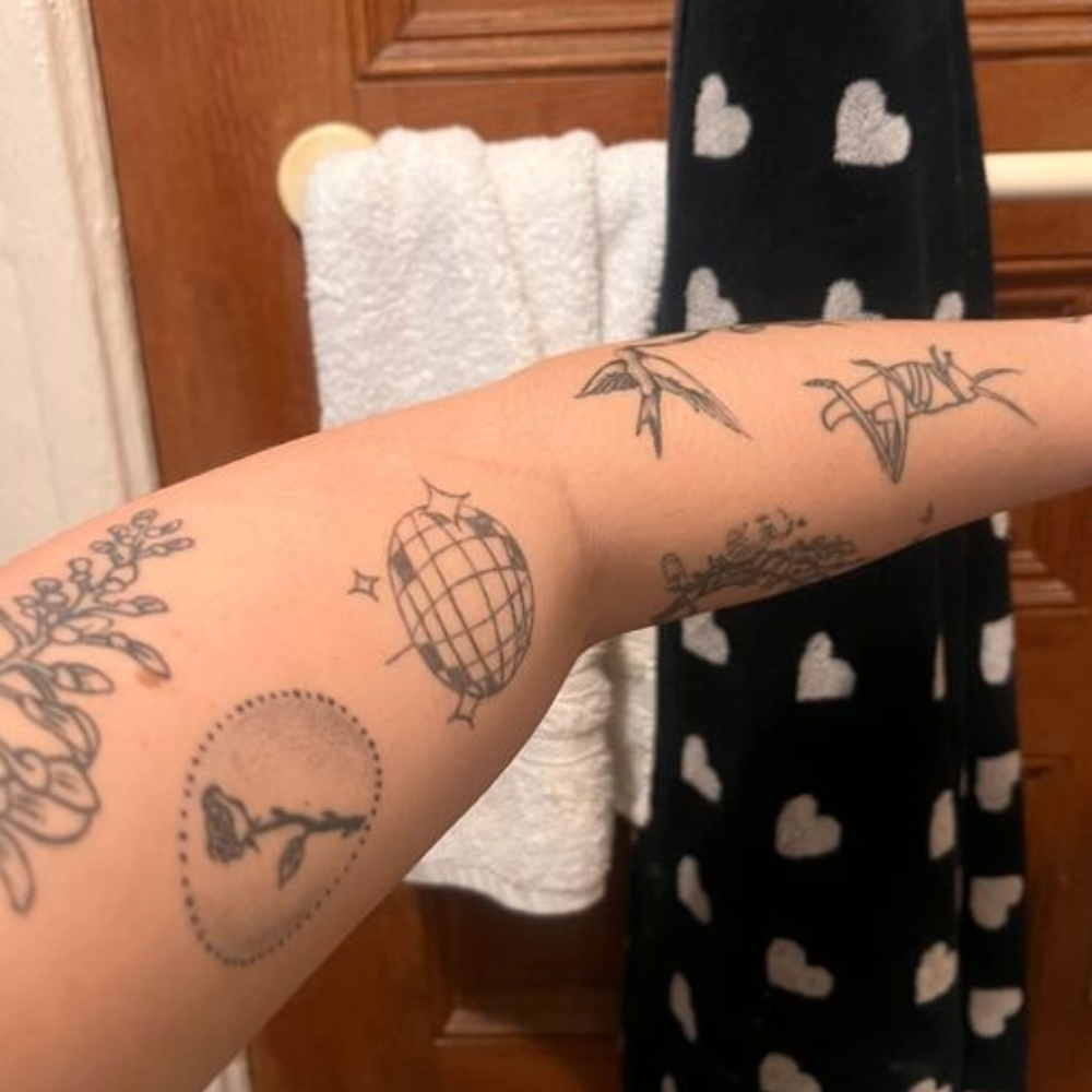 after saltyface on arm