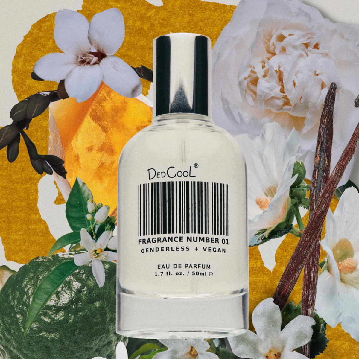 A container of DedCool 01 "Taunt" Eau de Parfum