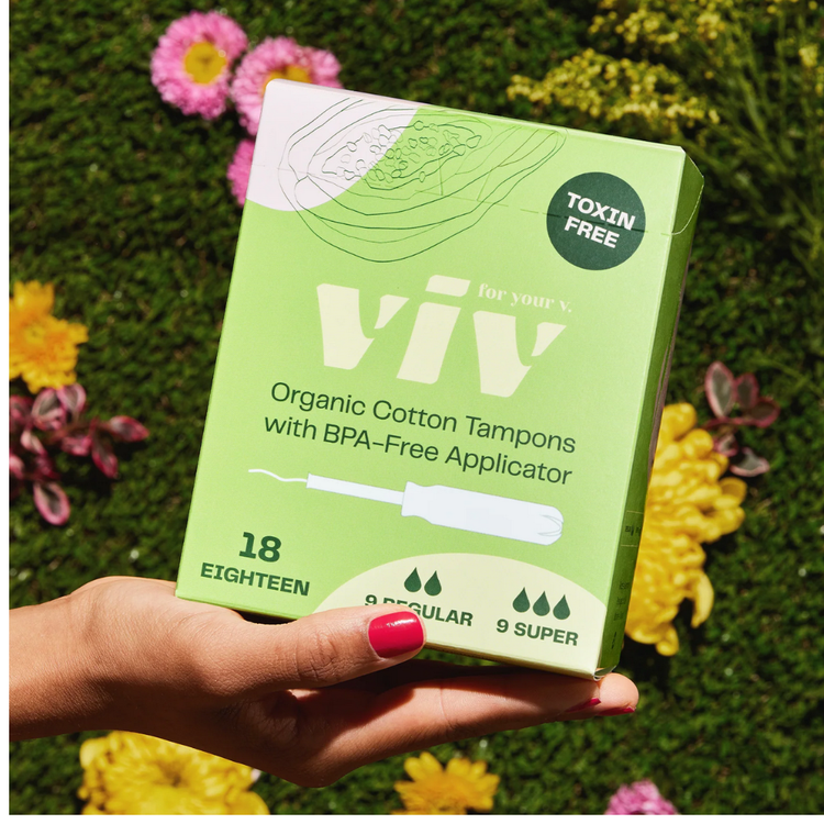 Viv Organic Cotton Tampons ($8)