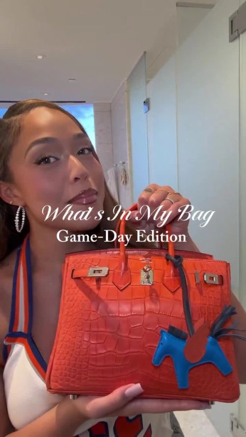Inside Jordyn Woods' Bag