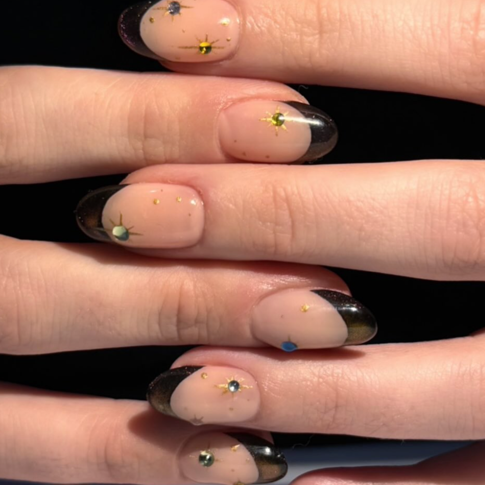 Astral Brown French Tips