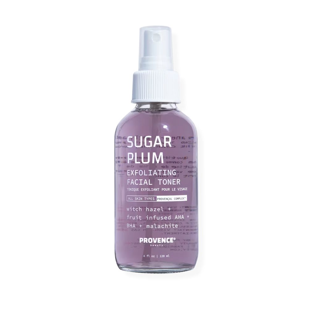 PROVENCE Beauty Sugar Plum Exfoliating Facial Toner ($19)
