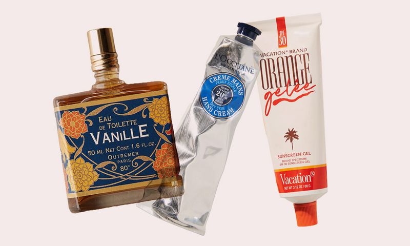 beauty products at anthropologie