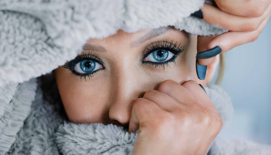 woman in a sweater