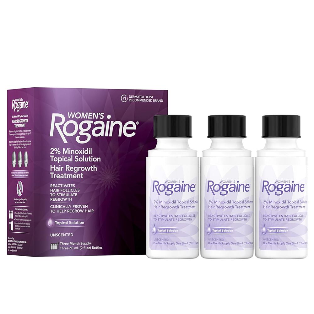 Women's Rogaine2% Minoxidil Topical Solution Hair Regrowth Treatment