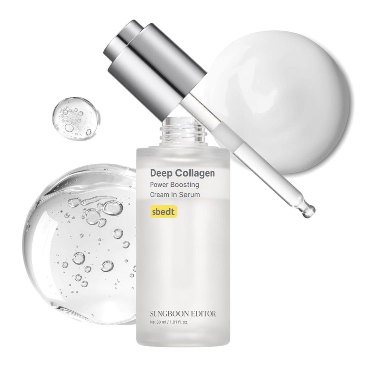 SungBoon Editor Deep Collagen Power Boosting Cream In Serum