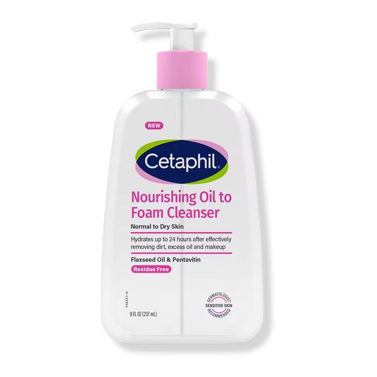 Cetaphil Nourishing Oil to Foam Cleanser ($13)